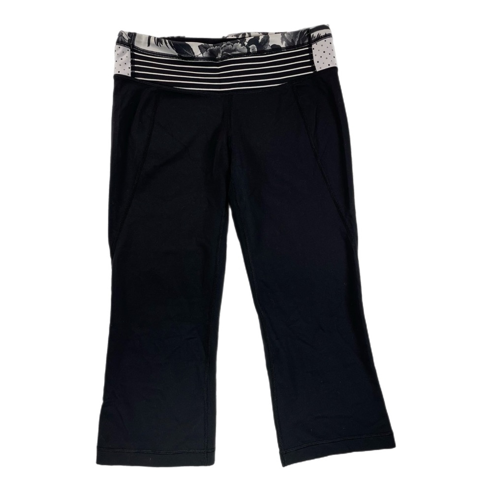 Lululemon Womens Pants Black Size 8 Leggings  Crop Stretch